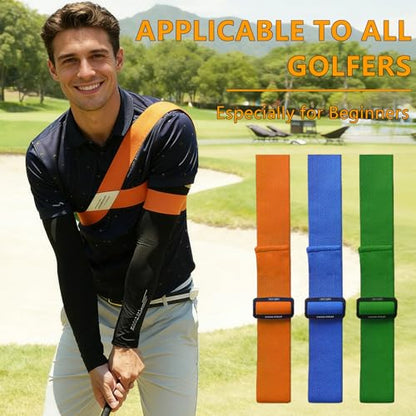 Golf Grip Trainer | Golf Swing Training Aid for Golf Wrist Practice, Slider Golf for Beginners Golfs Sports to Improve Swing Stability, Golf Swing Correcting Arm Accessories