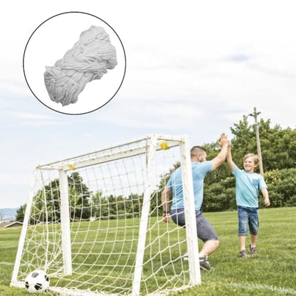 Soccer Goal Net, Sports Twisted Net Post Netting Portable Football Replacement Field Equipment Foldable Polyethylene Rope for Backyard Daily Practice Match Training Shooting Aid with Carry Bag - size: 6X4FT
