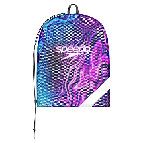 Speedo Drawstring Ventilator Mesh Equipment Bag - color: Liquiform