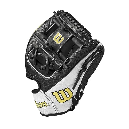 Wilson A2000 - color: Black/White/Yellow, size: 11.5"