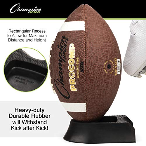 Champion Sports Football Kicking Tee – Heavy-Duty Kickoff Tee in Multiple Styles & Sizes - style: Onside Kicking Tee (1 Inch)