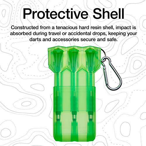 Casemaster by GLD Products Nomad Adjustable Dart Case - color: Neon Green