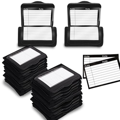 Football Play Wristband - Football Quarterback Play Wristbands for Adult and Youth 2/6/12/20 Pack - Softball Wristbands for Signs for All Sports with 3 Compartments - size: Youth