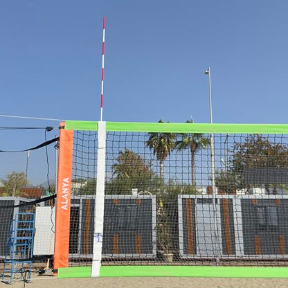 Foldable Volleyball Antenna Set with Hook-and-Loop Sleeves – Portable Fiberglass Net Antennas – Pro-Level Antenna Sleeves - Indoor & Outdoor Volleyball Referee Equipment (Pack of 2)