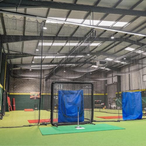 Premium Fully Edged Baseball Netting Panels | Heavy Duty #42 Grade & UV Stabilized - Overlocked Edging for Guaranteed Durability [Available in 21 Sizes] - size: 6ft x 6ft