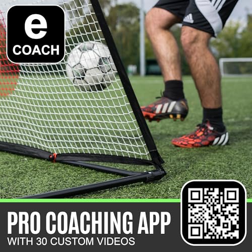QUICKPLAY Spot Target Soccer Rebounder | Weather-Resistant Rebound Net with Carry Bag | Great for Passing, Receiving, and Trapping Practice | Ideal for Team or Solo Training