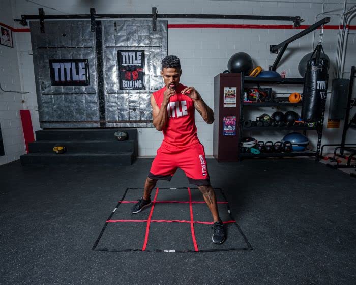 TITLE Boxing Agility Cube - Speed & Agility, Foot Work, Boxing Improvement, Coordination