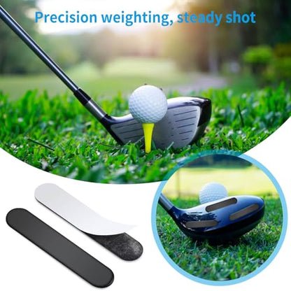 30PCS Lead Tapes, 3g High Adhesive Lead Tape for Pickleballs,Tennis, Golf Clubs, Adjust The Paddle Weighted Lead Tape and Add Swing Weight - color: Black