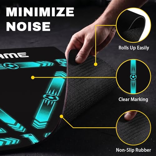 Britimes Soccer Training Mat Football Footstep Training Mat 35 * 24 in