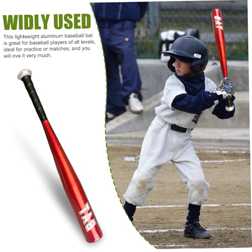 Baseball Bat 20 Inch Portable Sturdy Aluminum Alloy Metal Baseball Bat Stick Lightweight for Outdoor Practice Training