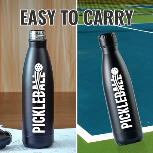 Onebttl Pickleball Gifts for Pickleball Lovers, Pickleball Accessories, 17oz Insulated Stainless Steel Drinking Bottle, Best Gifts for Christmas/Birthday