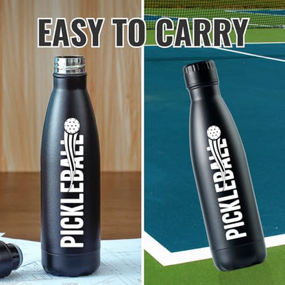 Onebttl Pickleball Gifts for Pickleball Lovers, Pickleball Accessories, 17oz Insulated Stainless Steel Drinking Bottle, Best Gifts for Christmas/Birthday