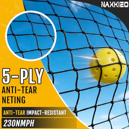 7x7 FT Pickleball Rebound Net, Pickleball Net for Dinks Volleys Hits Training, Freely Adjustable Angle Various Ball Practice Rebounder for Outdoor Indoor