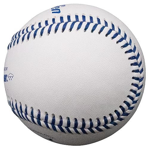 Baden All-Weather Leather Practice Baseballs - Water-Resistant Design for Wet Conditions | Official Size, Ideal for Batting Practice | Genuine Leather, Prevents Water Absorption | 12-Pack