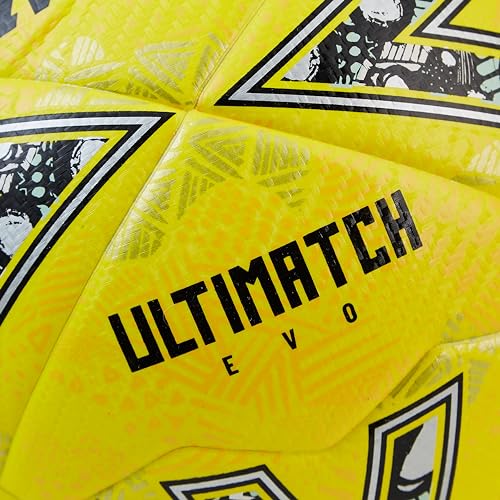 Mitre Soccer Ball League Ultimatch - color: Ultimatch Evo - Yellow/Yellow/Gold, size: 4