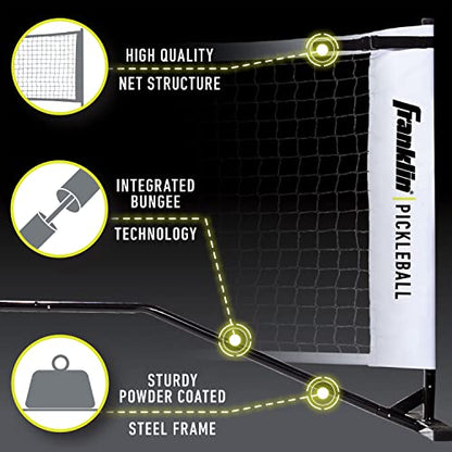 Franklin Sports Portable Outdoor Pickleball Net - Regulation Size 22' Foot Net with Travel Bag