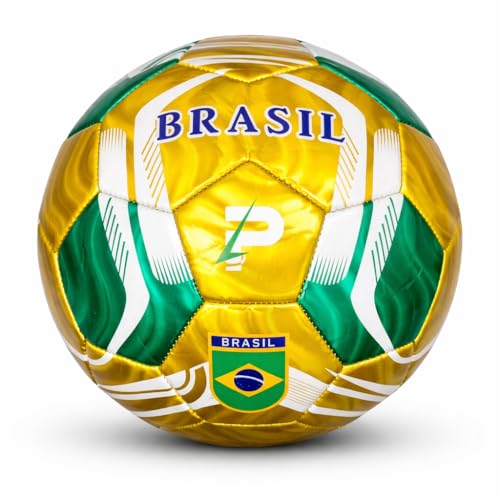 Country Training Soccer Ball: World Edition - size: 5, style: BRASIL