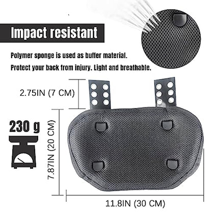 Sports Football Back Plate Football Backplates for Shoulder Pads Football, Rear Protector Lower Back Pads for Football Players, Lower backs will be safe and stylish with this sturdy backplate.