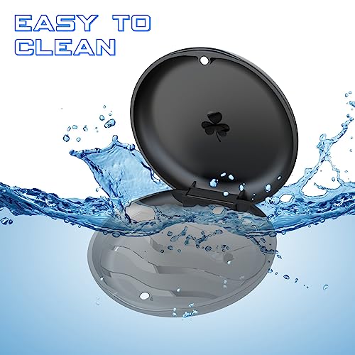Orthodontic Mouthguard & Dental Retainer Case - Aligners Case (Black) - color: Black