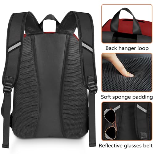 MATEIN Basketball Bag, Sturdy Soccer Bag with Ball Holder & Shoe Compartment, Large Basketball Backpack for Training Equipment, Water Resistant Sports Ball Backpack Fits Volleyball Football, Colorful - color: Red - Large
