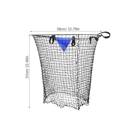 VICASKY Football Goal Net Training Target with Black Nylon Mesh, Soccer Practice Net for Accuracy and Shooting Drills, Portable Football Goal Accessory for Backyard and Indoor Use