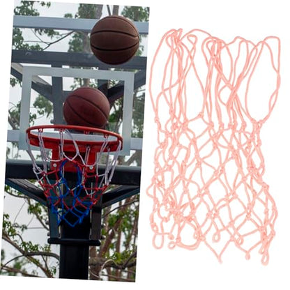 Abaodam Luminous Pink Basketball Net Replacement Durable Polyester Glow Dark Basketball Frame Net for Outdoor and Indoor Courts Standard Strong Load Bearing for Training and Recreation