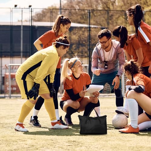 Soccer Coaching Board Storage Bag - Portable Coaches Carry Organizer with Handle - Oxford Fabric Sports Board Protective Tote for Team Games Training