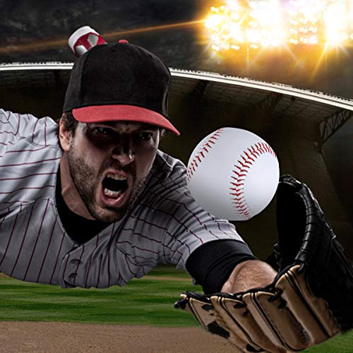 Baseball 12 Ball Pack Practice Training Baseballs for Youth/Adult 9 Inch Baseballs for Pitching Throwing Autographs Baseball(One Dozen)