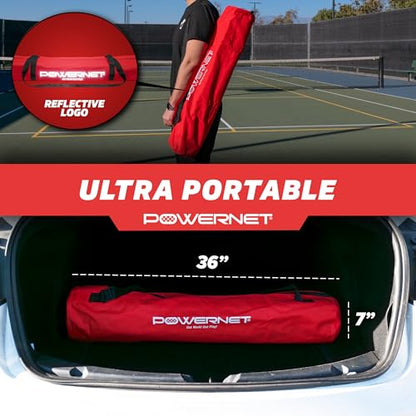 PowerNet Wheeled Caddy Cart for Baseball, Softball and Tennis Balls, Portable Multi Sport Baseball & Tennis Ball Hopper for Use During Training and Drills