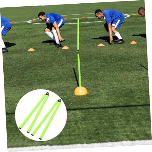 UPKOCH 2Pcs Folding Soccer Training Poles Reusable Agility Rods for Outdoor Basketball and Football Drills Durable and Design for Speed Development
