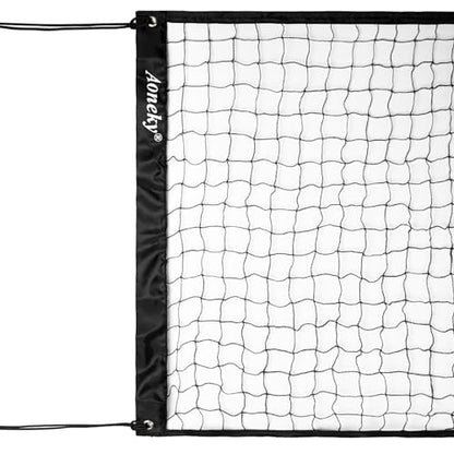 Aoneky 21FT Portable Volleyball Net Replacement, Pickleball Net, Badminton Net for Outdoor & Indoor, Backyard, Beach, Court Practice, Includes 4 Hanging Strings, Multi-Braided Nylon Fabric