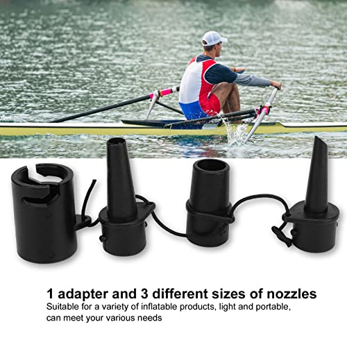Srliya Air Pump Replacement Nozzles Set, Inflatable Pump Nozzles Head, Paddle Board Inflation Pump Nozzles, Paddle Board Pump Nozzles Valve Adapter, for Inflatable Air Sofa Air Mattress