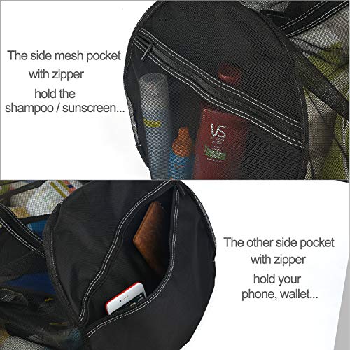 Bulex XXL Mesh Duffle Bag for Scuba Dive or Snorkel Gear, Extra Large Snorkeling Equipment Carry Bag, Ideal for Beach Pool Swimming Free Diving Kayak Spearfishing