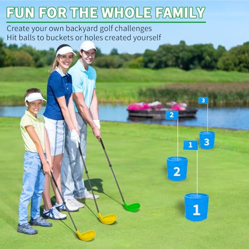 Golf Club with Oversize Head, Right-Handed Plastic Chipping Clubs for Outdoor Backyard Game Training Practice, Golf Accessories Gifts for Men