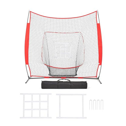 Amazon Basics Portable Baseball & Softball Hitting, Pitching