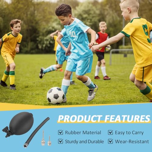 Football Helmet Inflation Pump and Inflation Needle Kit, for Schutt&Riddell Multifunctional Sports Helmet Air Pump