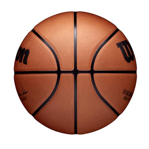 WILSON NBA Official Game Basketball - Brown, Size 7-29.5"