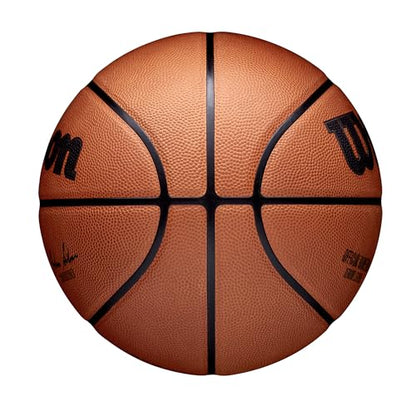 WILSON NBA Official Game Basketball - Brown, Size 7-29.5"