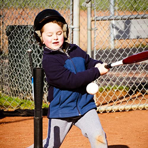 Hikeen Baseball Tees - Batting Tee with Portable Tripod Stand for Softball Hitting Training, Includes Carrying Bag - style: tee topper