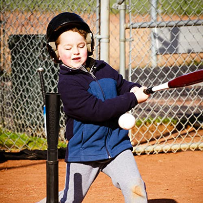 Hikeen Baseball Tees - Batting Tee with Portable Tripod Stand for Softball Hitting Training, Includes Carrying Bag - style: tee topper