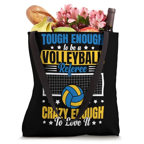 Tough Enough To Be A Volleyball Referee Tote Bag