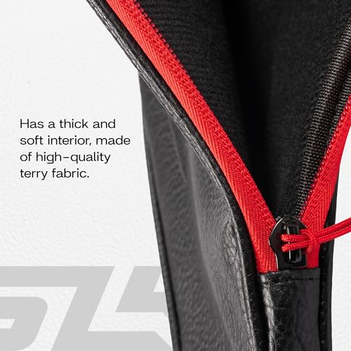 Selkirk Sport Pickleball Paddle Cover | Pickleball Paddle Case | Fits All Paddle Shapes and Sizes | SLK - color: Selkirk Black and Red