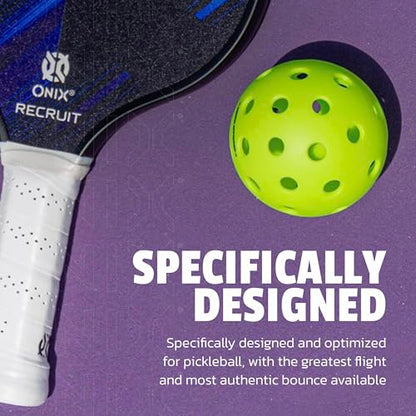 Onix Fuse G2 Outdoor Pickleball Balls USA Pickleball Approved - color: Neon Green, size: 3 Pack