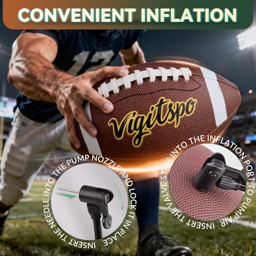 Pro Training Football | Confident Control PU Leather Ball for Matches & Practice |Junior, Youth & Adult Sizes - size: professional