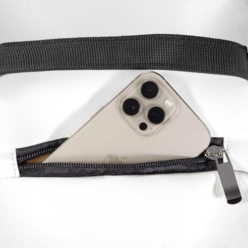 Pro Tour Pickleball Backpack White | Large Pickleball Bag with Fence Hook for Paddles & Accessories | Ventilated Shoe Compartment | Pickleball Bags for Men, Women, & Adults Pickle Ball Bag - color: White