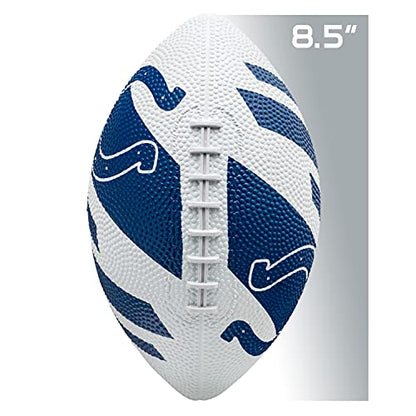 Franklin Sports NFL Team Footballs - Rubber Youth Mini Balls for All Teams - Kids 8.5" Football + Air Pump Sets - Official NFL Licensed - style: Indianapolis Colts