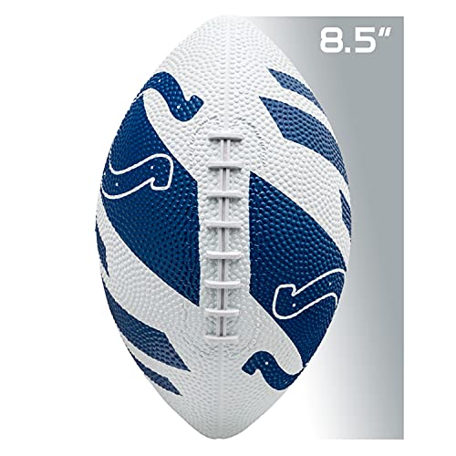 Franklin Sports NFL Team Footballs - Rubber Youth Mini Balls for All Teams - Kids 8.5" Football + Air Pump Sets - Official NFL Licensed - style: Indianapolis Colts