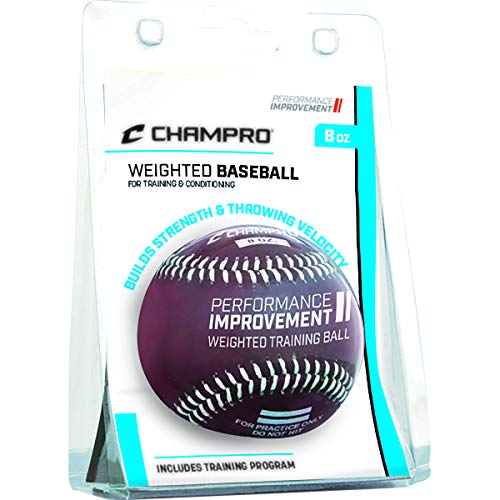 Champro Weighted Training Baseball Set - color: SCARLET RED, CARDINAL RED, FOREST GREEN, size: 7,8,9 oz.