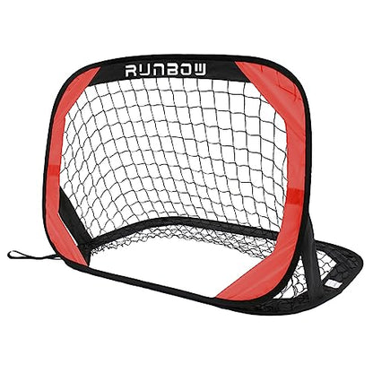 3.3x2.2 FT Kids Soccer Goal with Carry Bag, Portable Pop Up Soccer Net for Backyard Training, Indoor/Outdoor Use for Youth and Adults - style: 3.3x2.2 FT,1 Pack