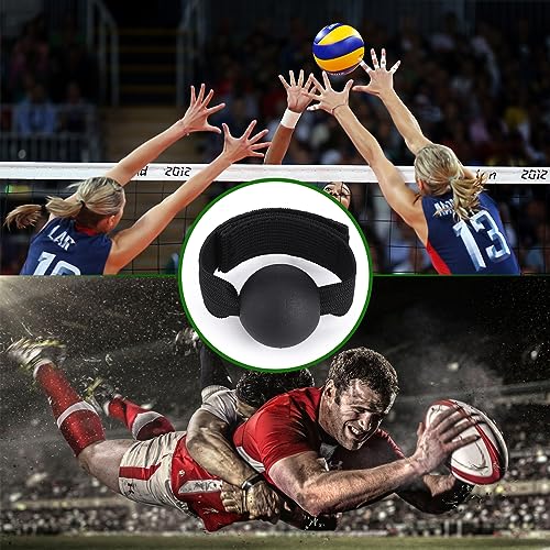 TOBWOLF 4PCS American Football Catching Trainer Band, Rugby Football Catching Receiver Trainers, Football Receiving Training, Volleyball Catching Training Hand Strap Beginner Practice Fingertip
